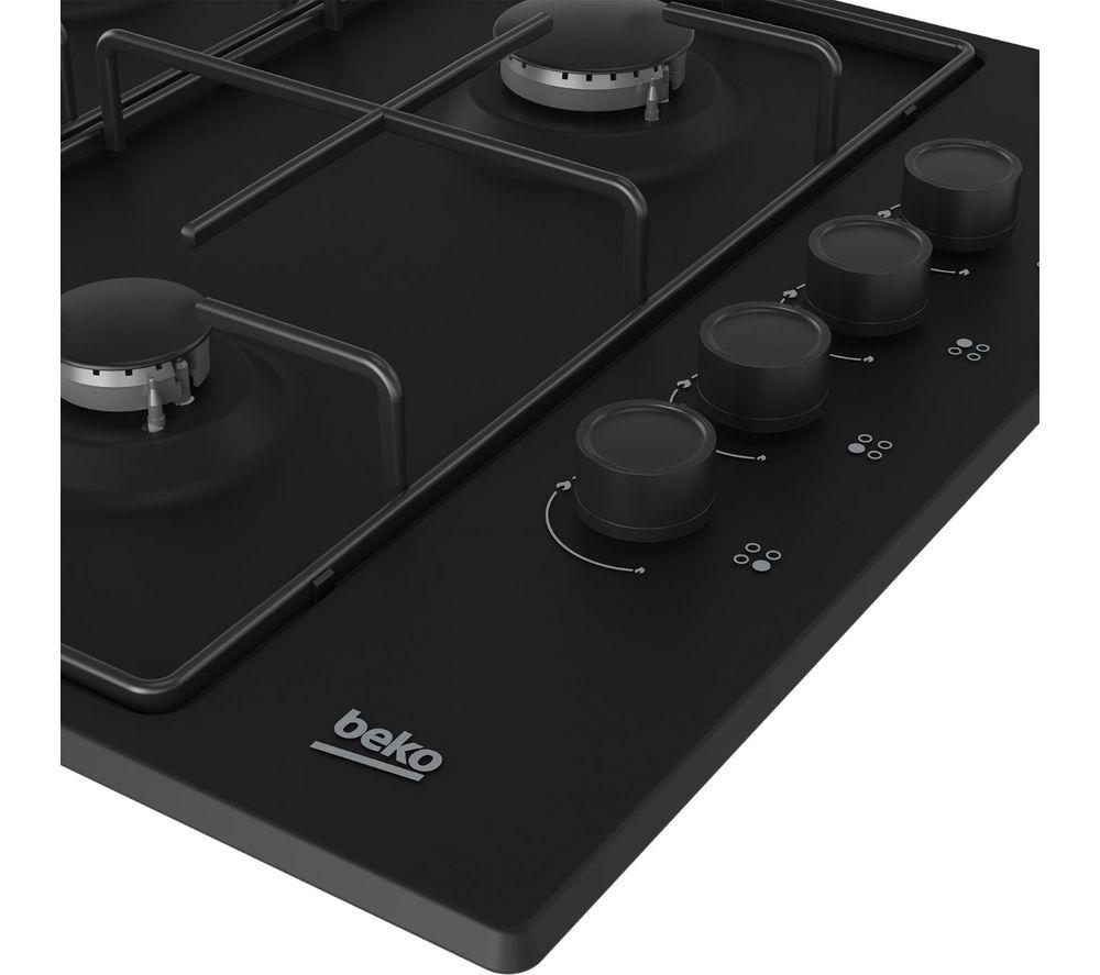 BEKO HIBG64120SB 61 cm Gas Hob - Black image number 4 of 8