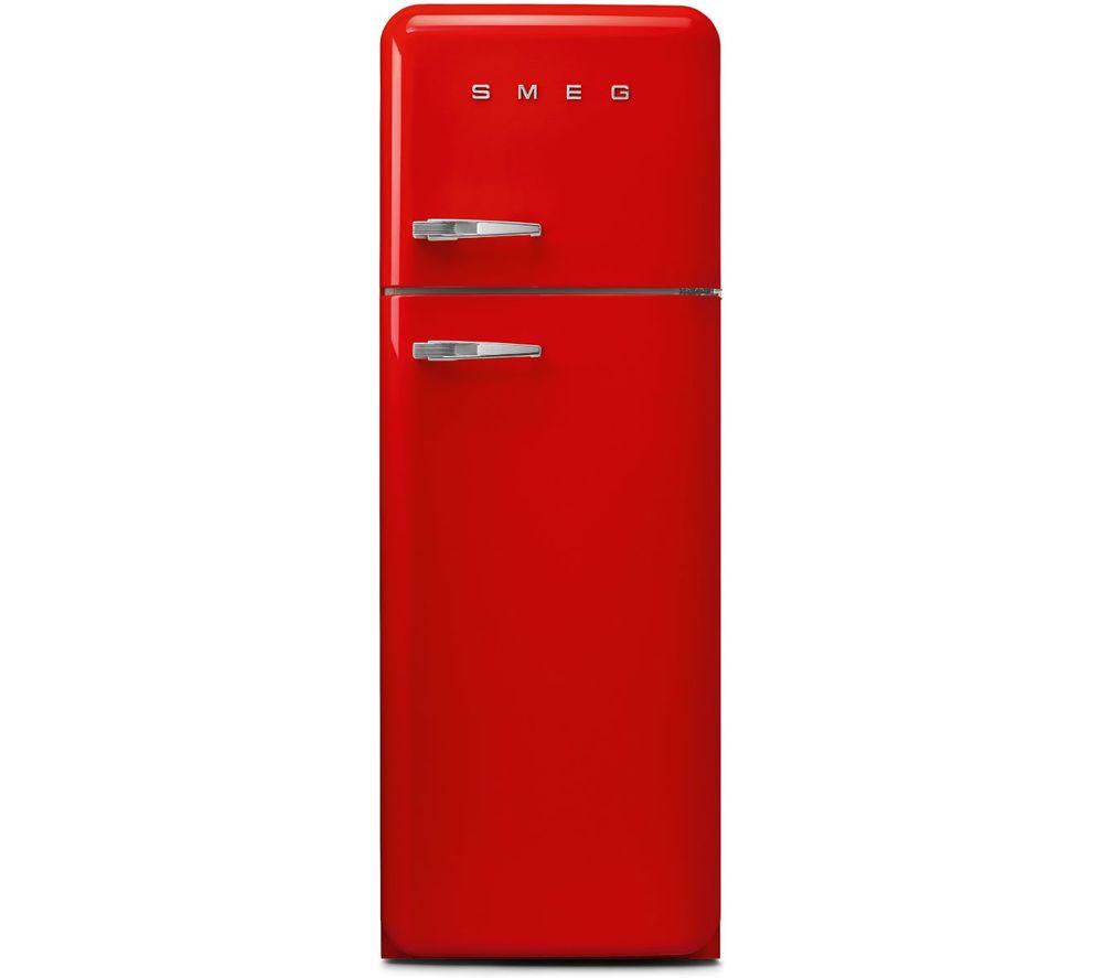 SMEG FAB30RRD5UK 80/20 Fridge Freezer - Red, Red