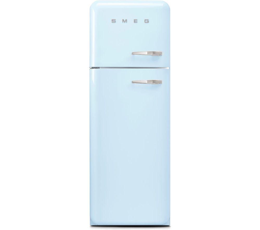 SMEG FAB30LPB5UK 80/20 Fridge Freezer - Pastel Blue, Blue