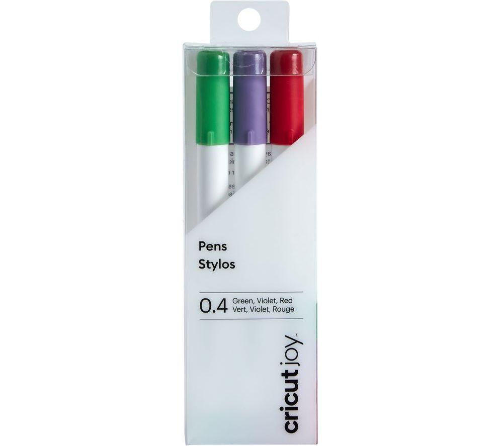 Click to view product details and reviews for Cricut Joy Fine Point Pen Set Red Green Violet.