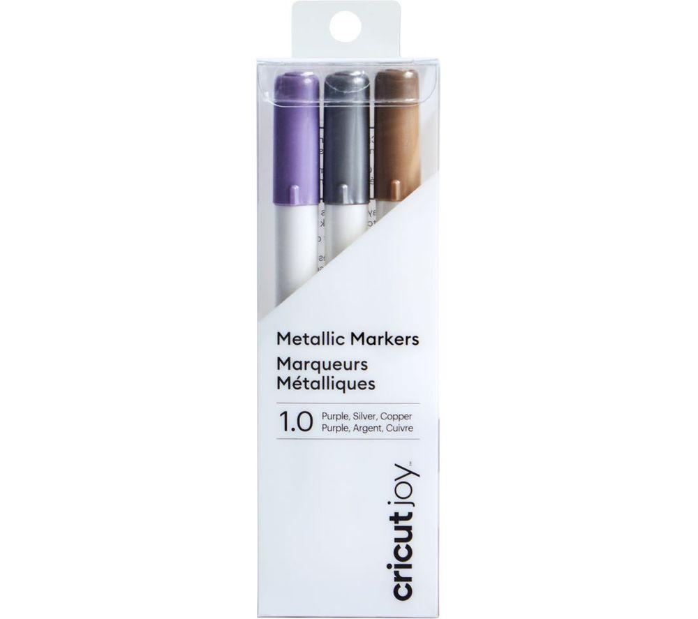 Cricut Joy Metallic Marker Pens Violet Silver Copper