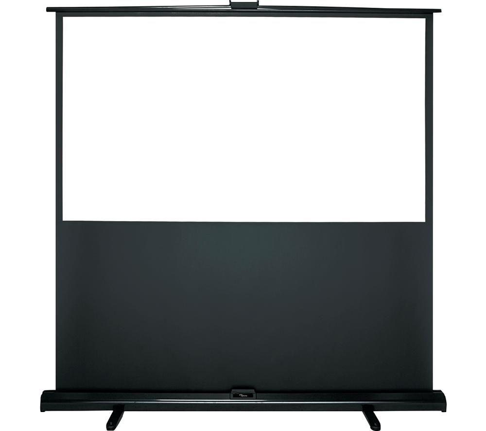 OPTOMA DP-9046MWL 46 Portable Pull Up Projector Screen, White