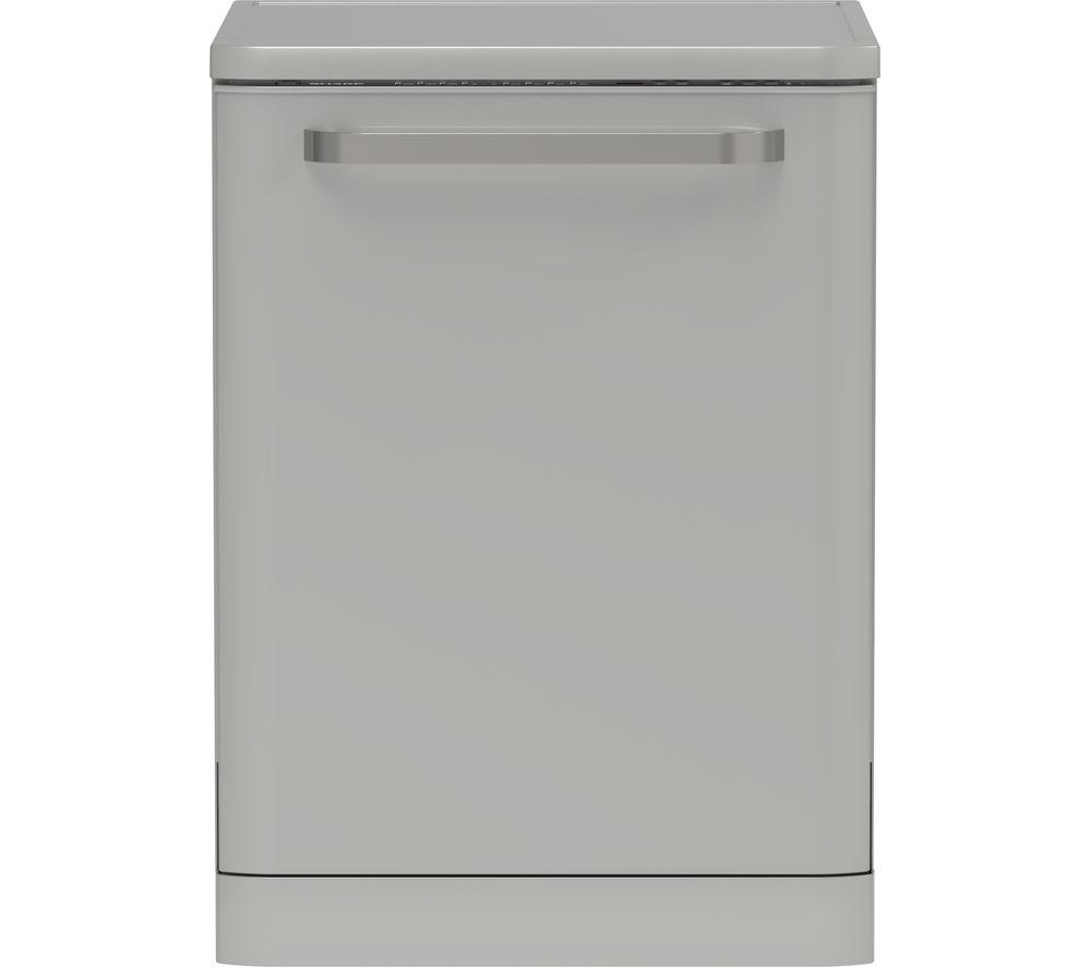 SHARP QW-DX41F47ES Full-size Dishwasher - Silver, Silver