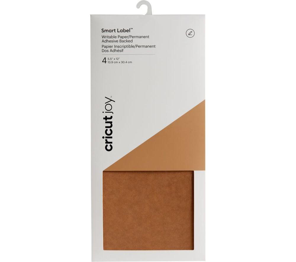 Click to view product details and reviews for Cricut Joy Smart Label Writable Paper Kraft Brown.