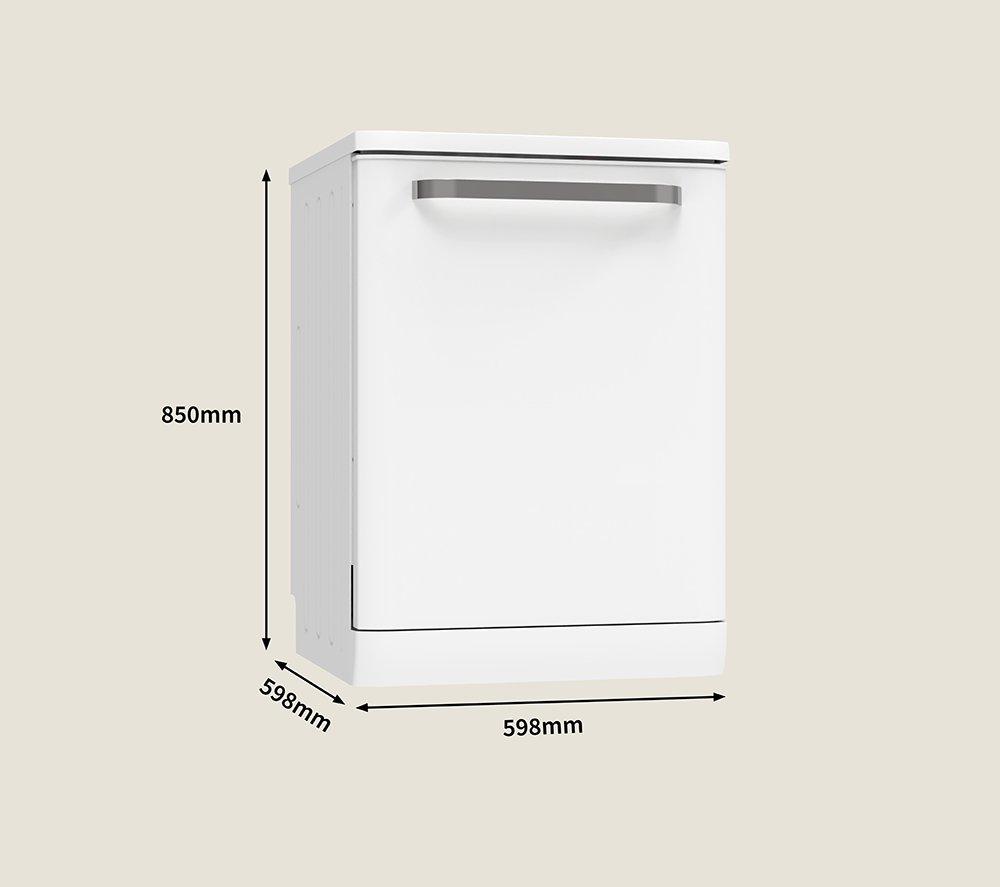 SHARP QW-DX41F47EW Full-size Dishwasher - White image number 17 of 18