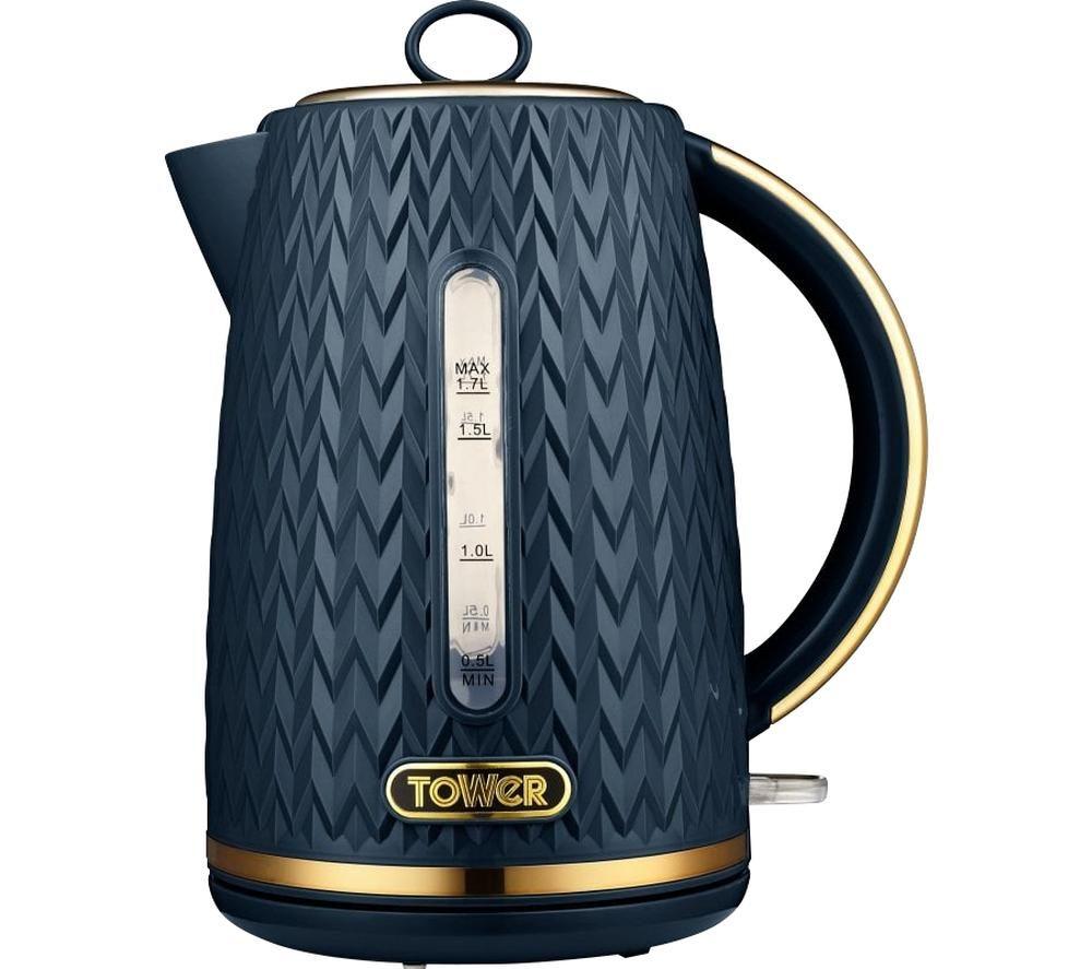 TOWER Empire Collection T10052MNB Jug Kettle - Midnight Blue