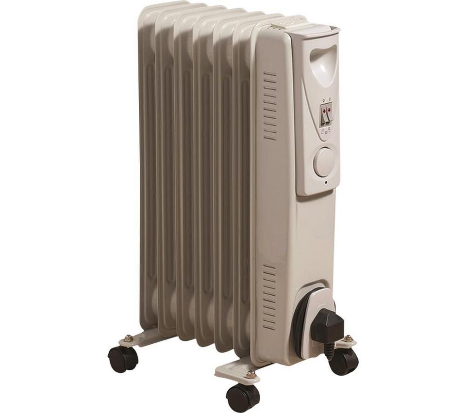 DAEWOO HEA1130 Portable Oil-Filled Radiator - White