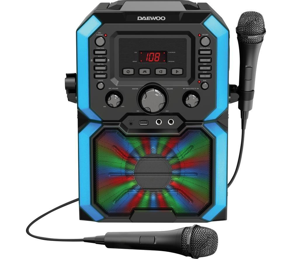 Buy DAEWOO AVS1492 Bluetooth Karaoke System Black Currys