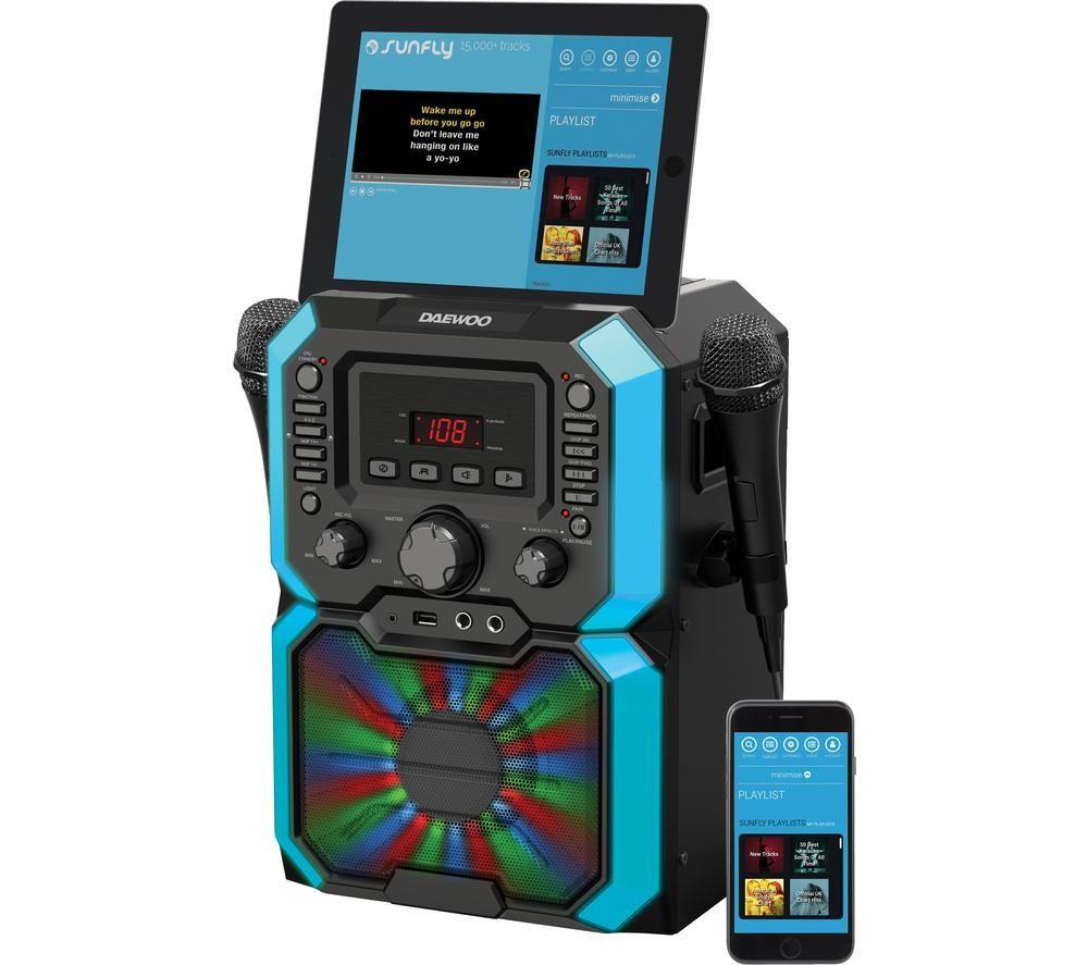 Buy DAEWOO AVS1492 Bluetooth Karaoke System Black Currys