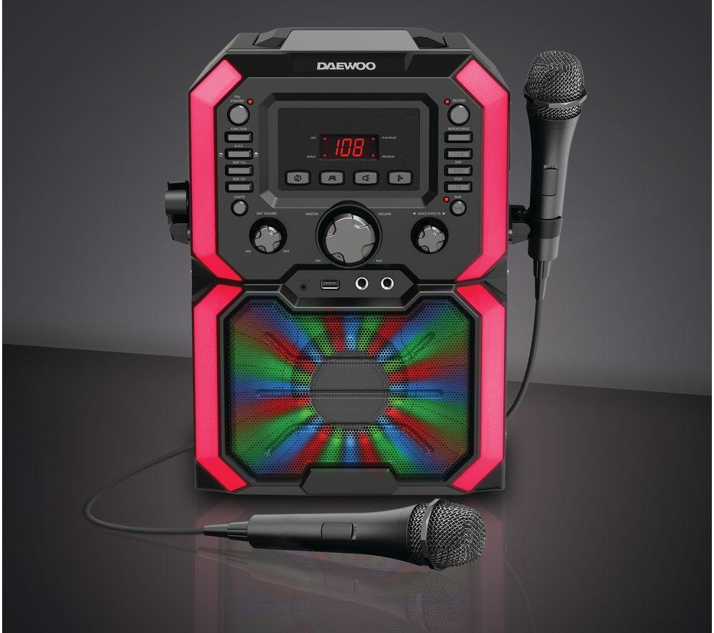 Buy DAEWOO AVS1492 Bluetooth Karaoke System Black Currys