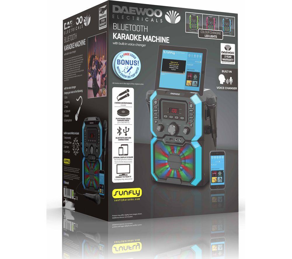 Buy DAEWOO AVS1492 Bluetooth Karaoke System Black Currys