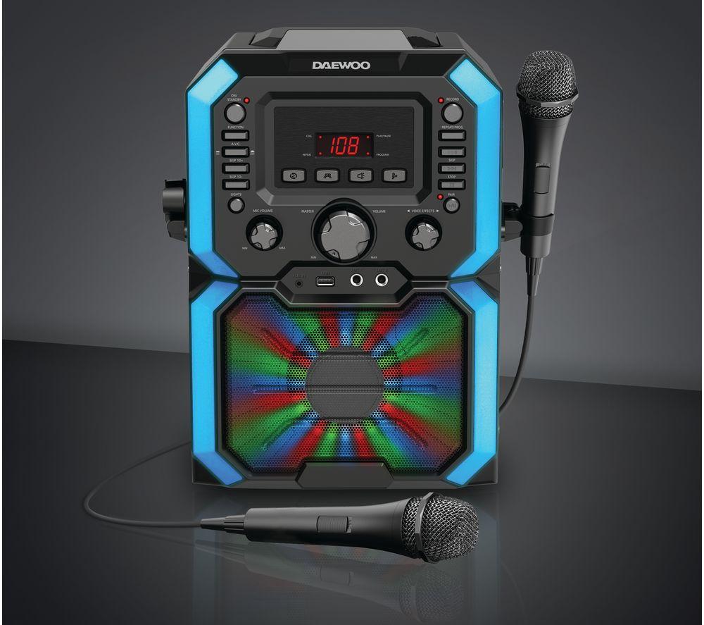 Buy DAEWOO AVS1492 Bluetooth Karaoke System Black Currys