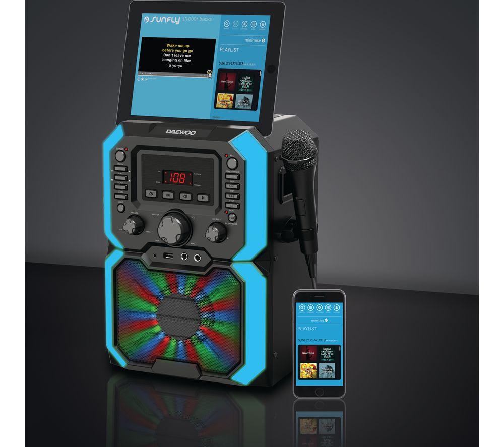 Buy DAEWOO AVS1492 Bluetooth Karaoke System Black Currys