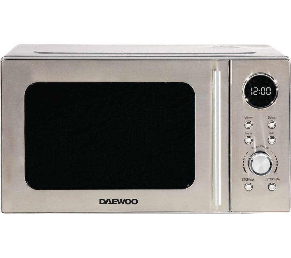 DAEWOO SDA2071 Microwave with Grill - Silver, Silver/Grey