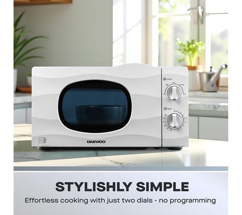 DAEWOO KOR6L77 Solo Microwave - White image number 3 of 5