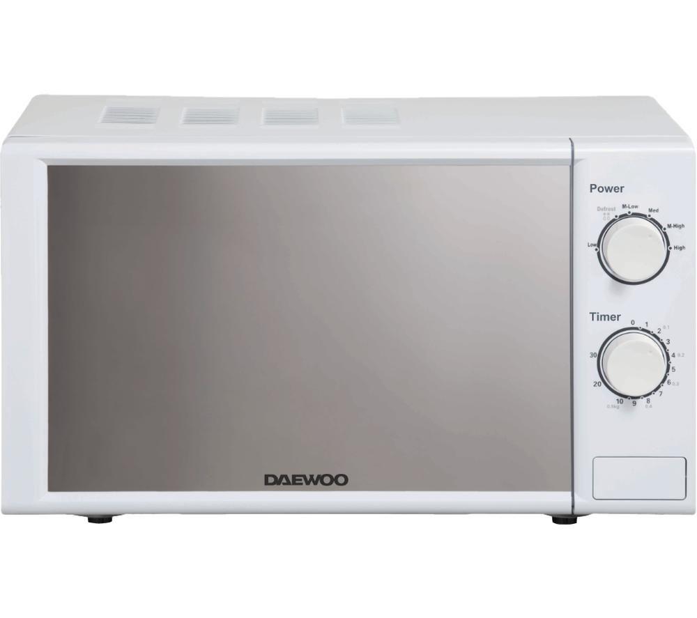 DAEWOO SDA2084GE Compact Solo Microwave - White, White