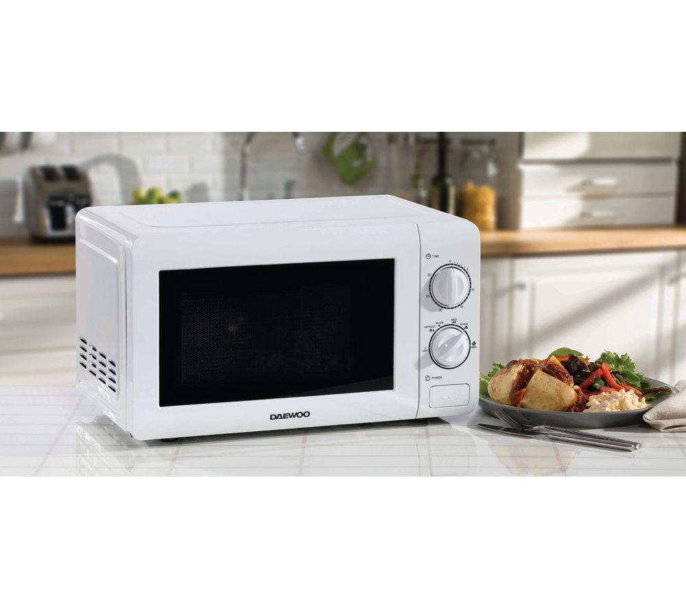 DAEWOO KOR6N35S Solo Microwave - White image number 7 of 7