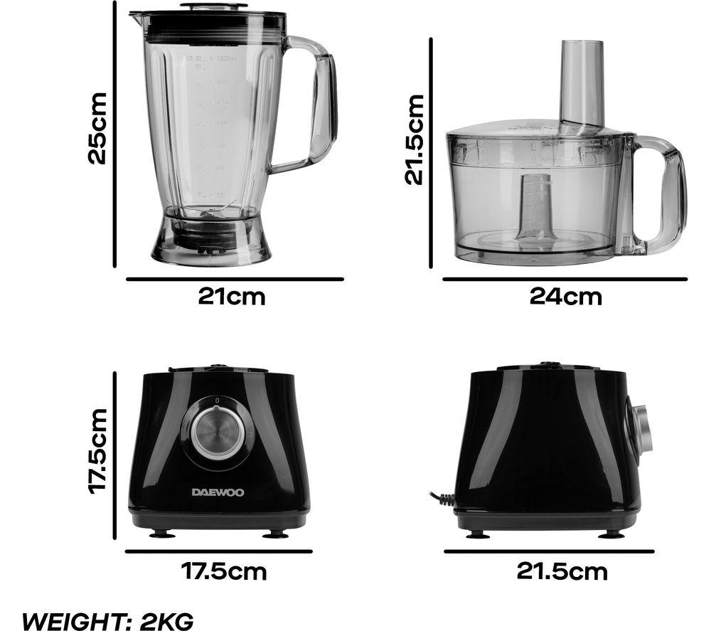 DAEWOO SDA2100 Food Processor - Black image number 7 of 7
