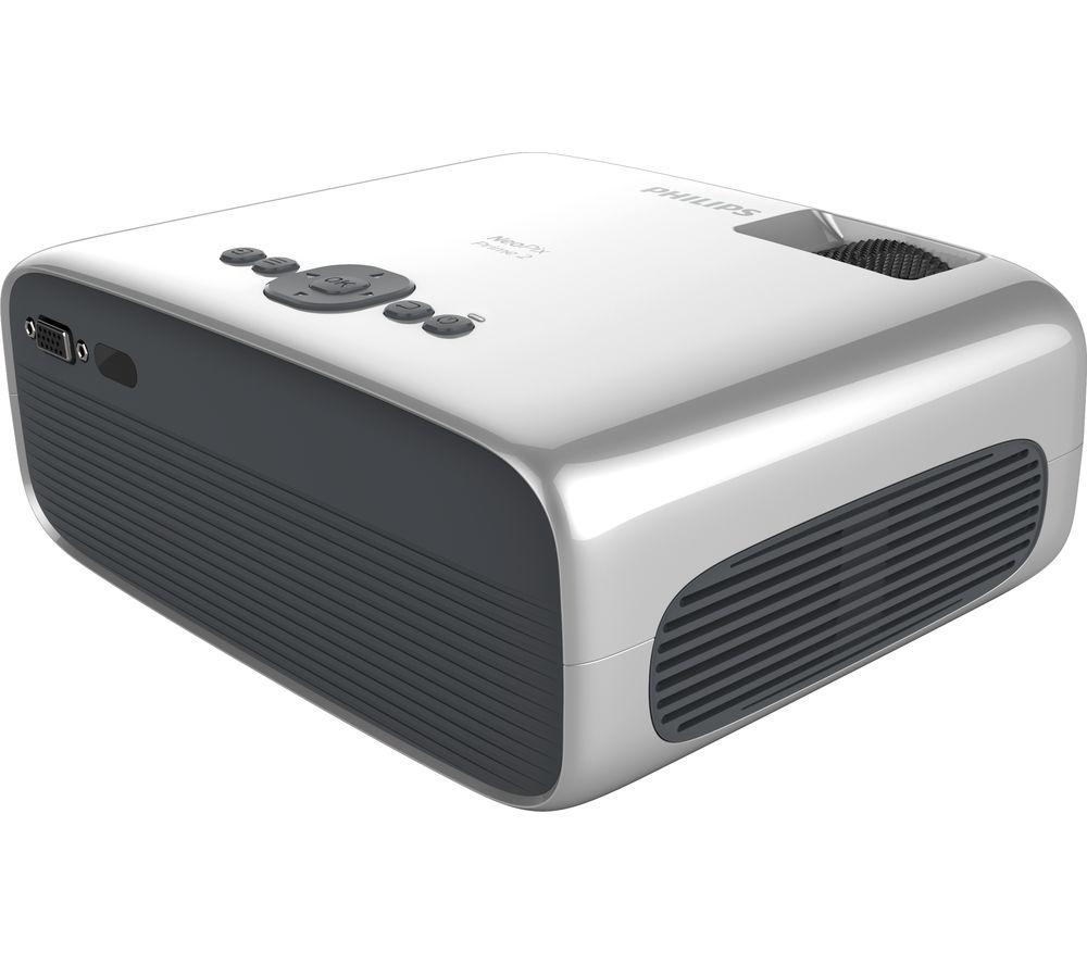 PHILIPS NeoPix Prime 2 NPX542/INT Smart HD Ready Mini Projector - Grey & Silver image number 4 of 11