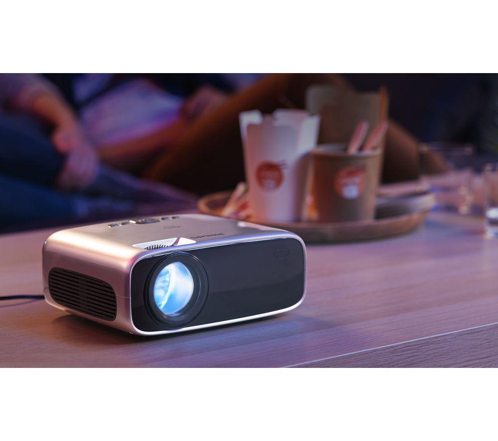 PHILIPS NeoPix Prime 2 NPX542/INT Smart HD Ready Mini Projector - Grey & Silver image number 5 of 11