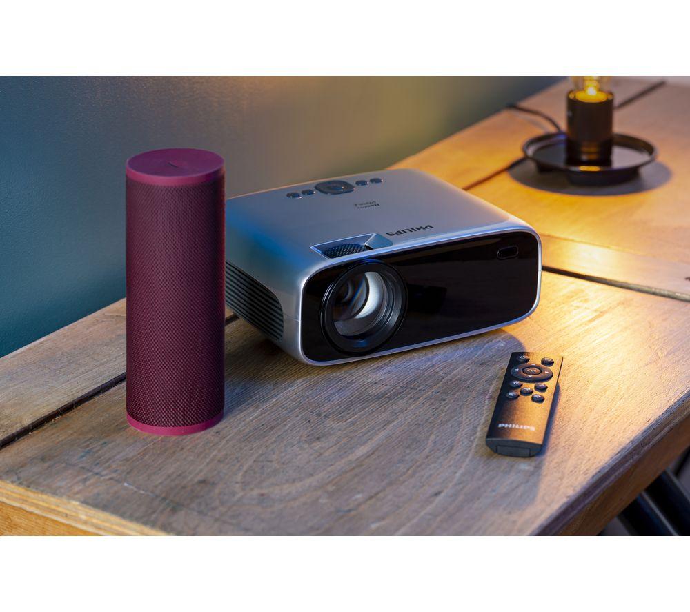 PHILIPS NeoPix Prime 2 NPX542/INT Smart HD Ready Mini Projector - Grey & Silver image number 7 of 11