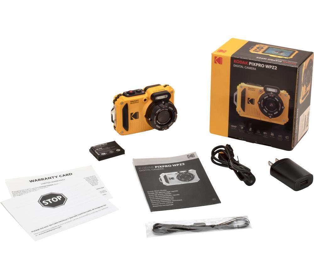 KODAK PIXPRO WPZ2 Tough Compact Camera - Yellow image number 5 of 10