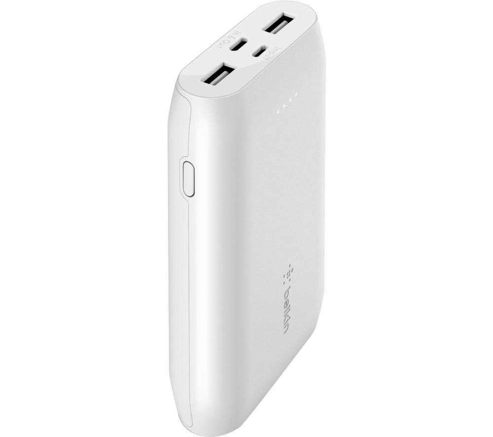 Buy BELKIN 10000 mAh Portable Power Bank White Currys