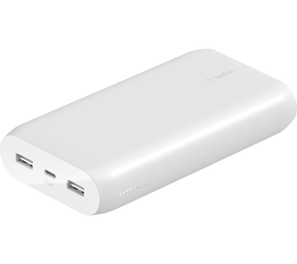 BELKIN 20000 mAh Portable Power Bank - White