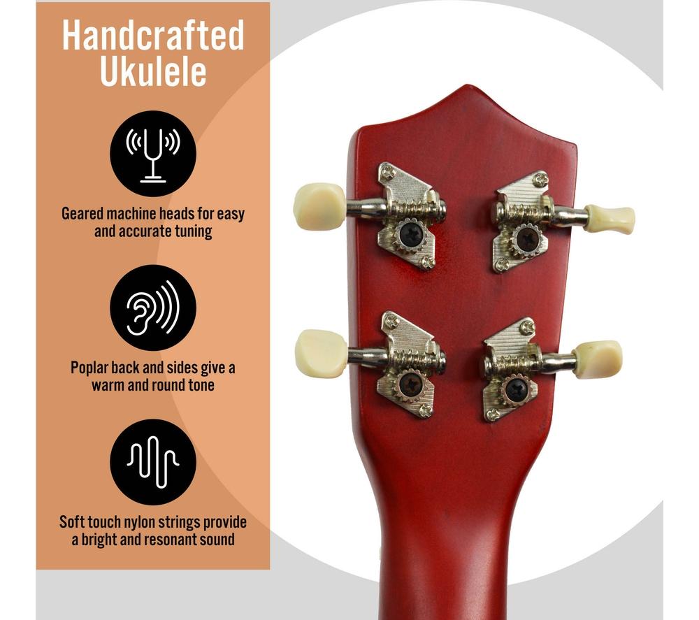 3RD AVENUE Soprano Ukulele Starter Pack - Natural image number 4 of 6