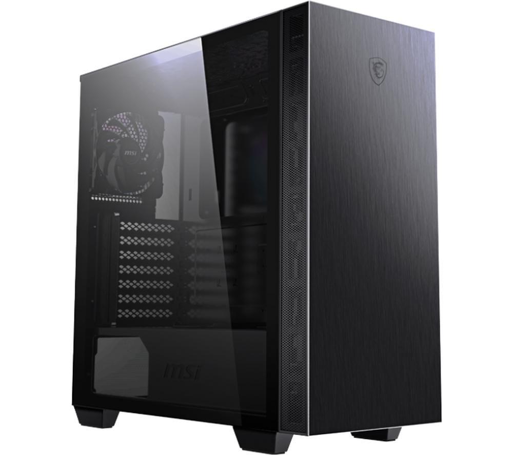 Image of MSI MPG SEKIRA 100P E-ATX Mid-Tower PC Case - Black, Black