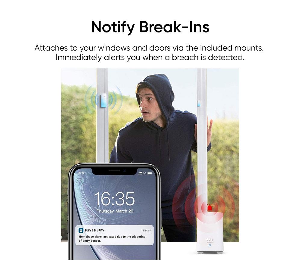 EUFY 5-Piece Smart Security Home Alarm Kit image number 3 of 7