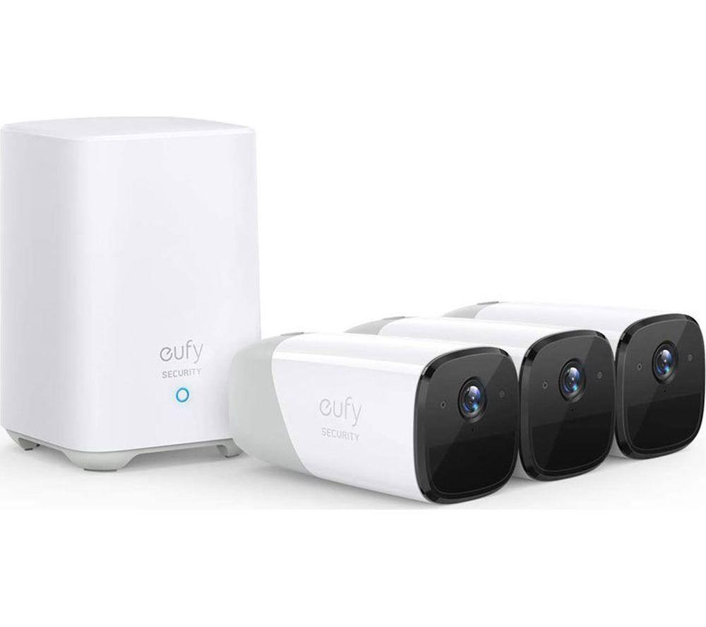 Buy Eufy Cam 2 Pro 2k Wifi Security Camera System 3 Cameras Currys 8561