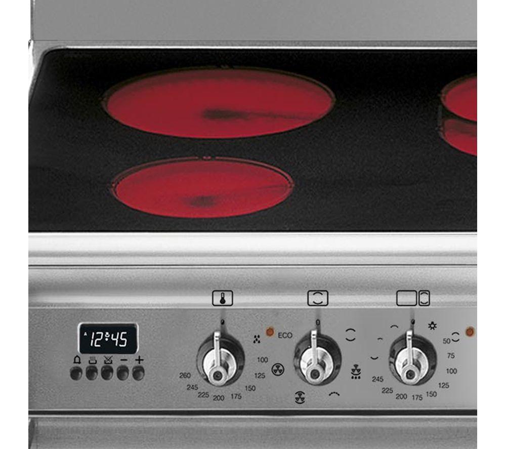 SMEG Concert SUK92CMX9 90 cm Electric Ceramic Range Cooker - Stainless Steel image number 3 of 5