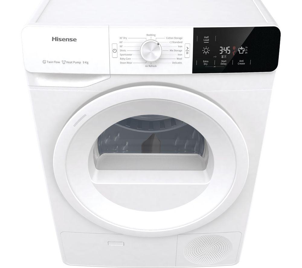 Buy Hisense Essential Dhge901 9 Kg Heat Pump Tumble Dryer - White 