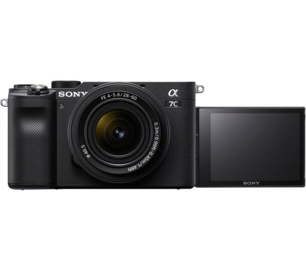 SONY a7 C Mirrorless Camera with FE 28-60 mm f/4-5.6 Lens, Black