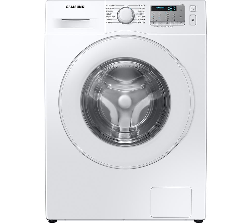 SAMSUNG ecobubble WW80TA046TH/EU 8 kg 1400 Spin Washing Machine - White