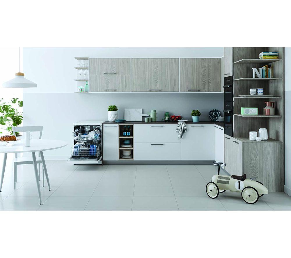 INDESIT DFC 2C24 UK Full-size Dishwasher - White image number 7 of 10