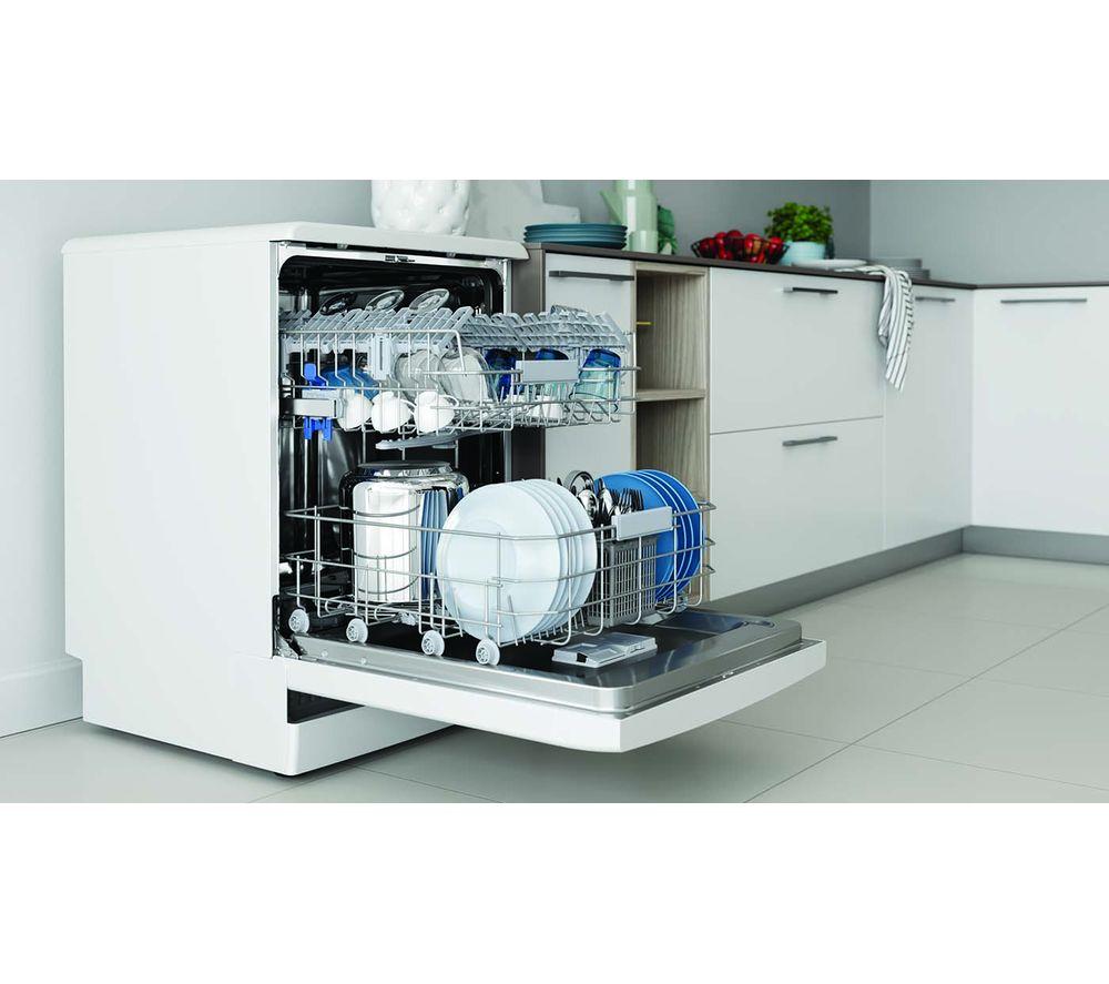 INDESIT DFC 2C24 UK Full-size Dishwasher - White image number 9 of 10