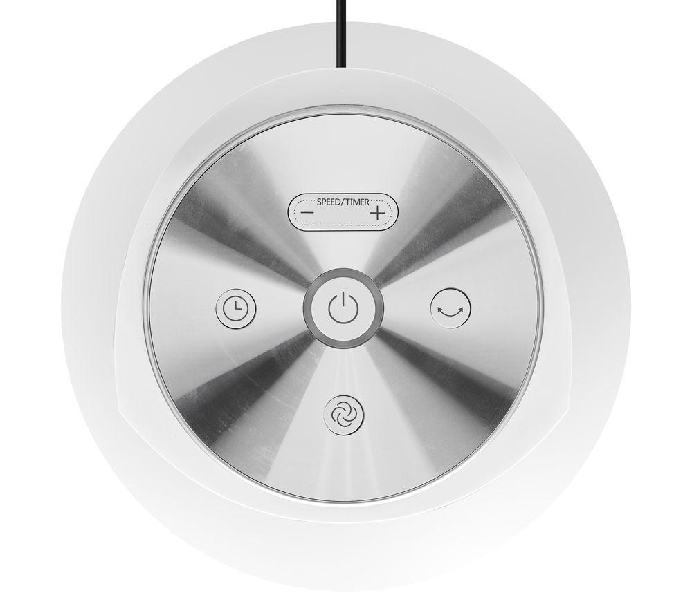 LOGIK LTFDCB21 Portable Tower Fan - Black & White image number 3 of 6