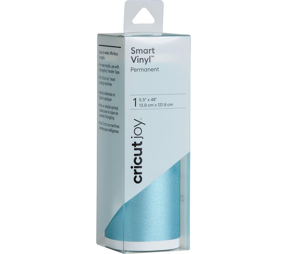 Click to view product details and reviews for Cricut Joy Smart Permanent Vinyl Shimmer Light Blue.