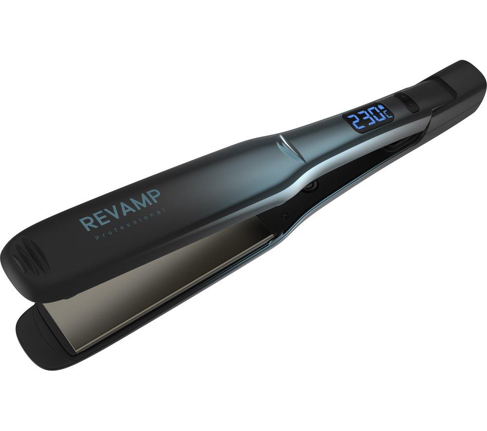 REVAMP Progloss Ultra X Shine ST-2000 Hair Straightener - Black