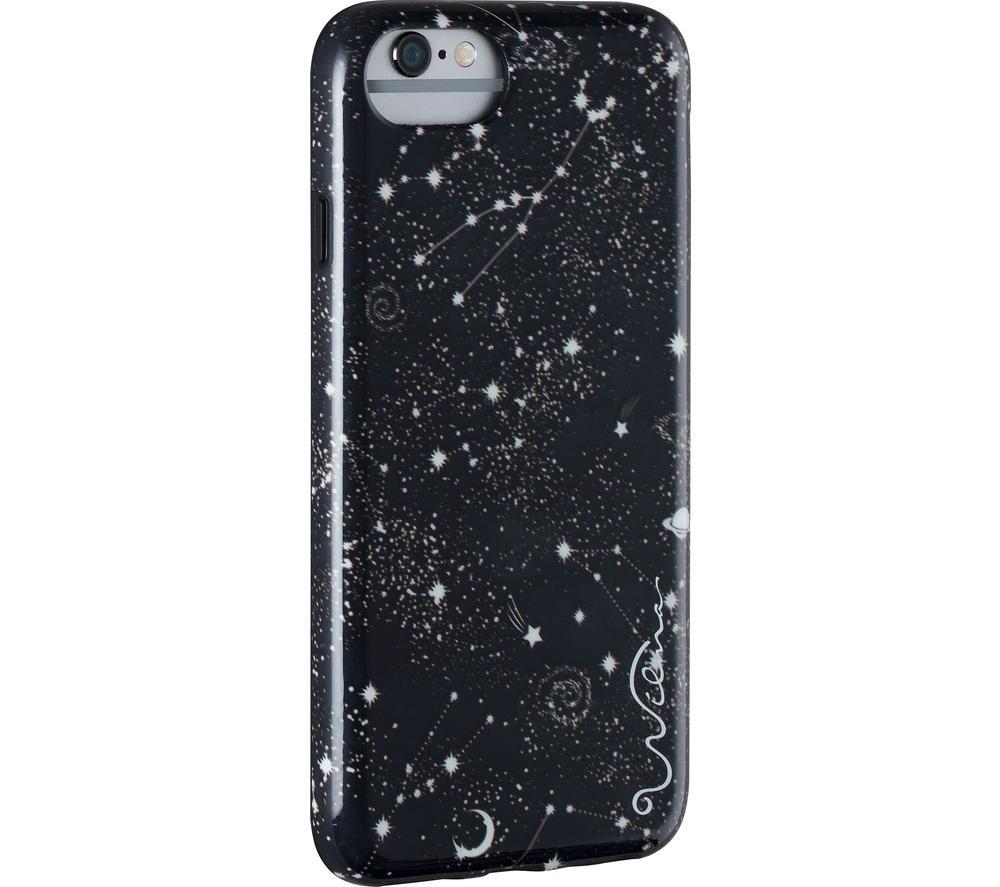 Image of WILMA Midnight Shine Gazing Stars iPhone 6 / 6s / 7 / 8 / SE Case - Black, Black