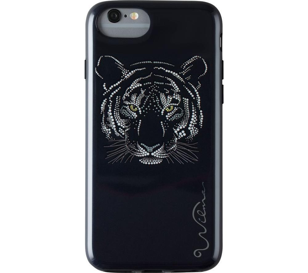 Image of WILMA Midnight Shine Tigress iPhone 6 / 6s / 7 / 8 / SE Case - Black, Black