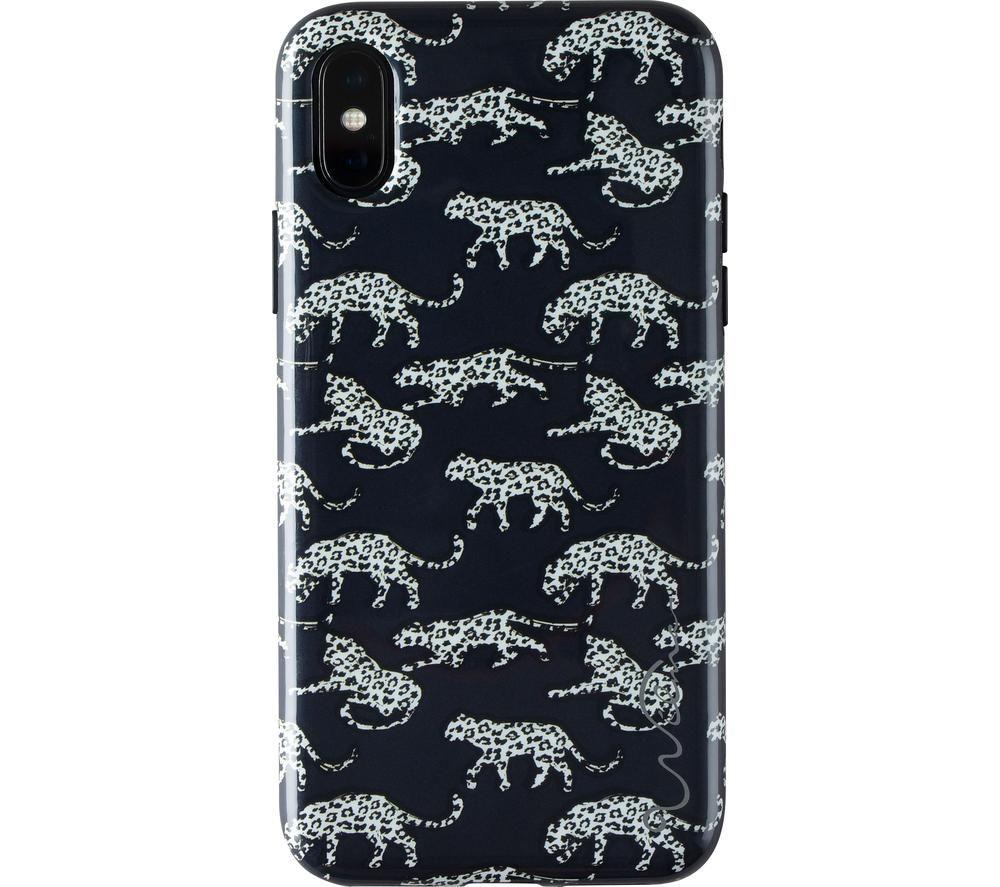 Image of WILMA Midnight Shine Leopard iPhone X / XS Case - Black, Black
