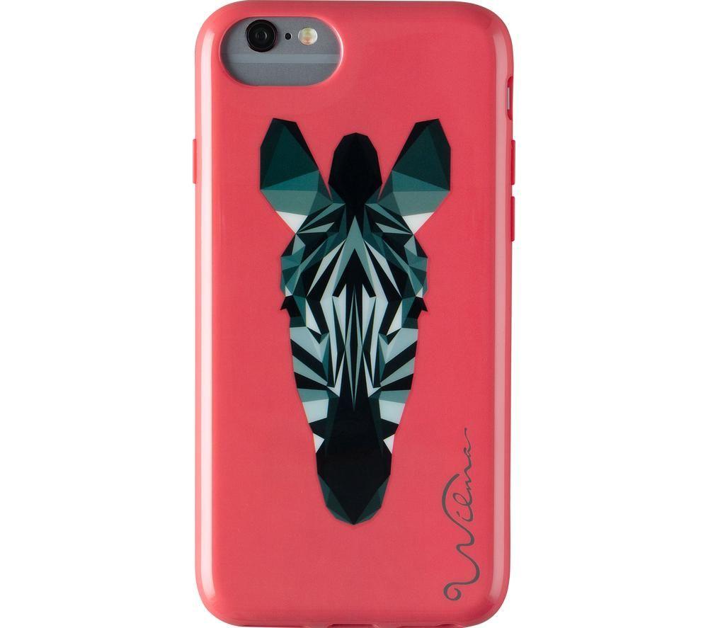 Image of WILMA Electric Savanna Zebra iPhone X / XS Case - Red, Red