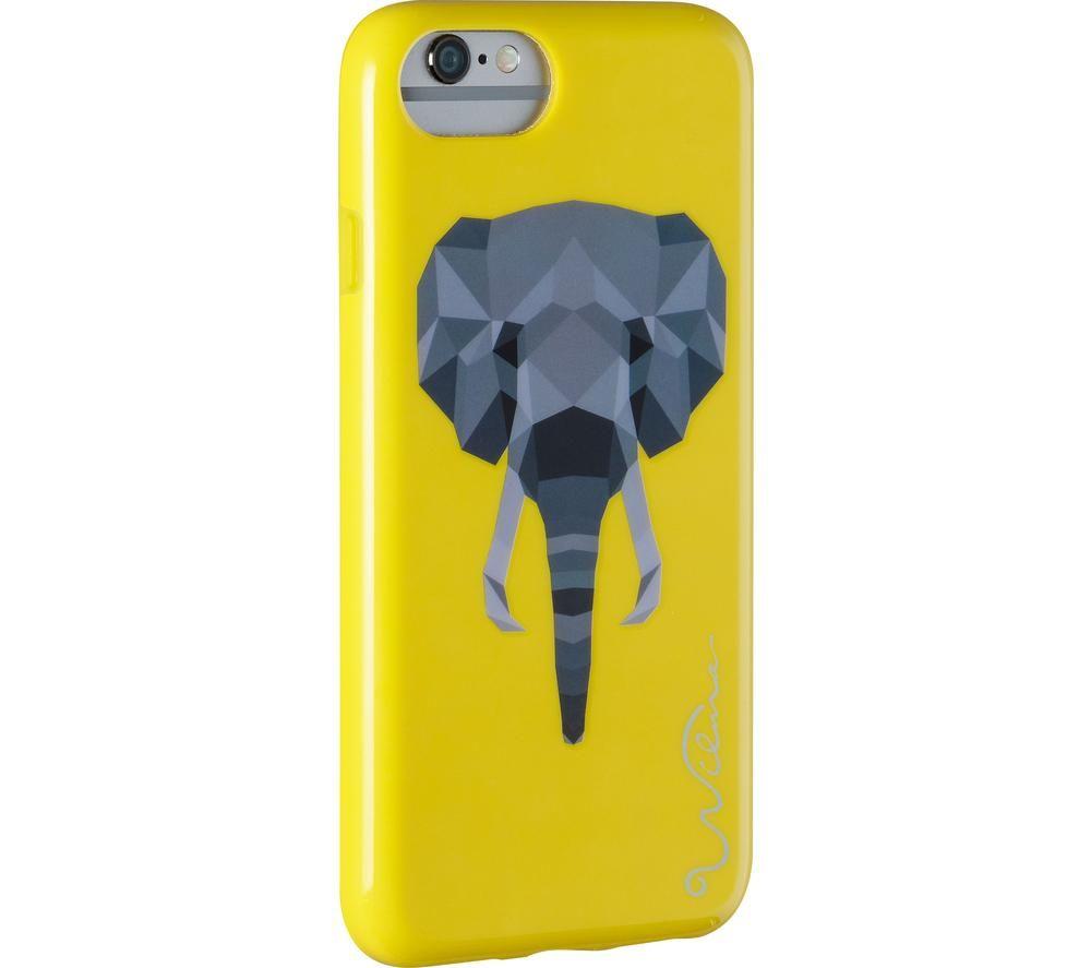 Image of WILMA Electric Savanna Elephant iPhone 6 / 6s / 7 / 8 / SE Case - Yellow, Yellow