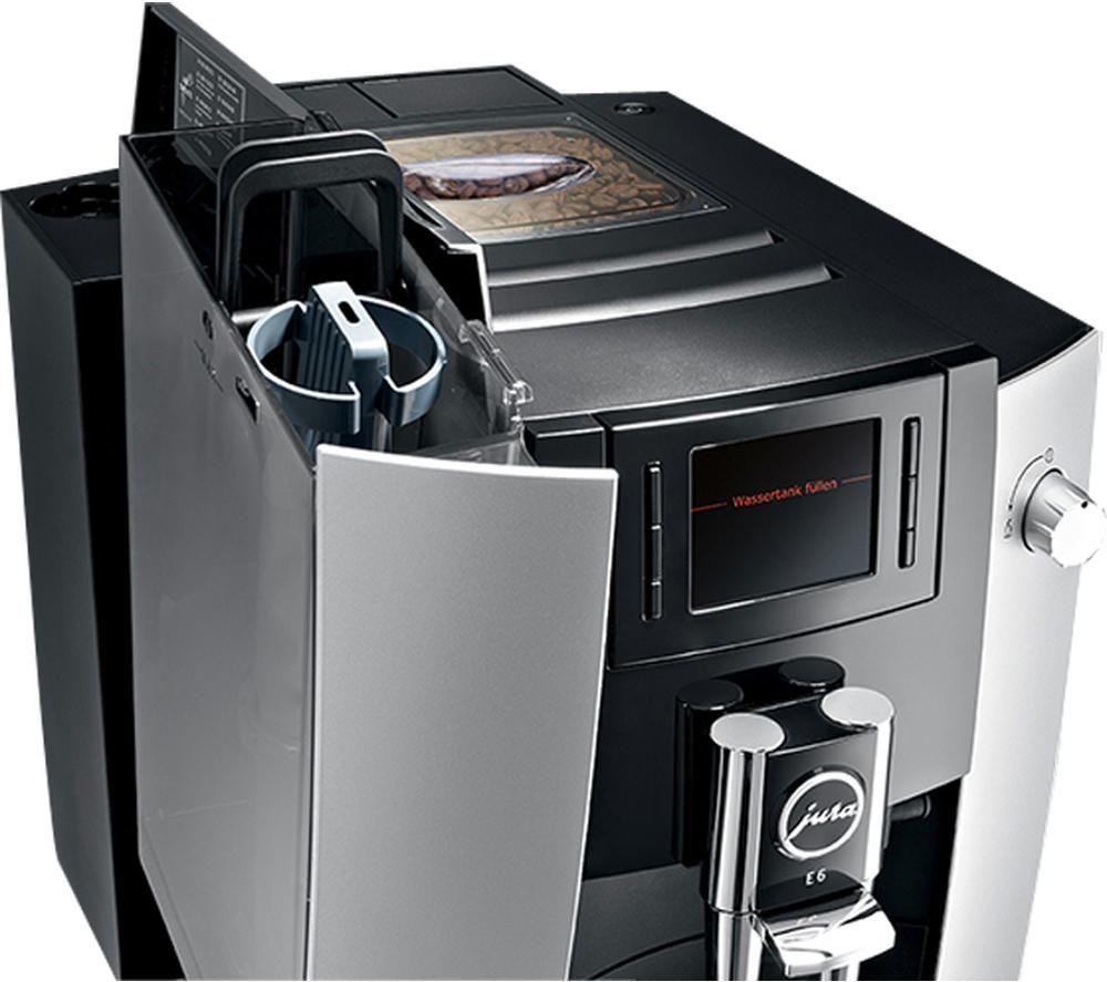 Buy JURA E6 15342 Bean to Cup Coffee Machine Platinum Currys