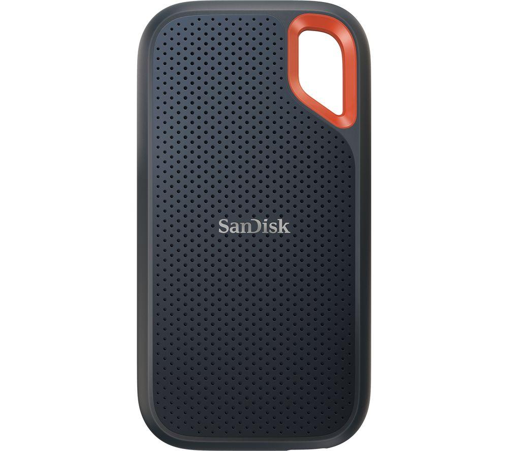 SANDISK Extreme Portable External SSD - 1 TB, Black