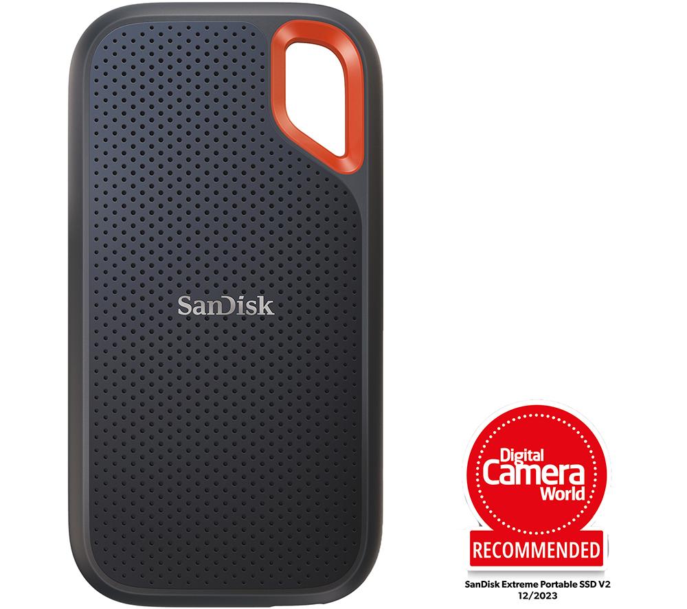 SANDISK Extreme Portable External SSD - 1 TB, Black