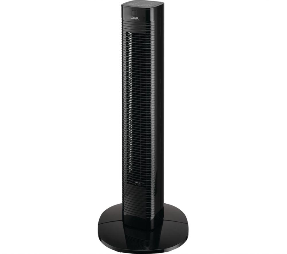 Buy LOGIK L08TFB21 Portable 12" Tower Fan Black Currys